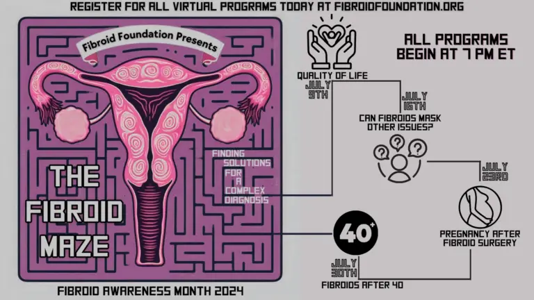 Fibroid Awareness Month 2024 Events featuring The Fibroid Maze